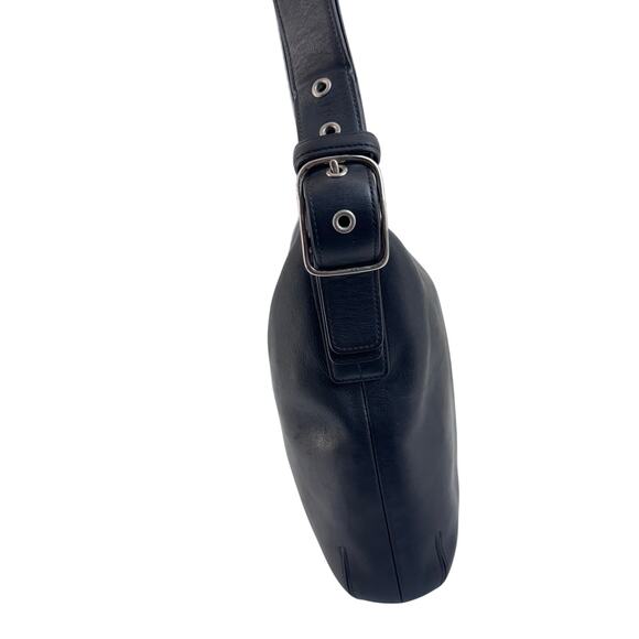 Coach Legacy Slim Duffle 9326 Black Leather Crossbody Shoulder Bag Vintage Y2K - Picture 4 of 16